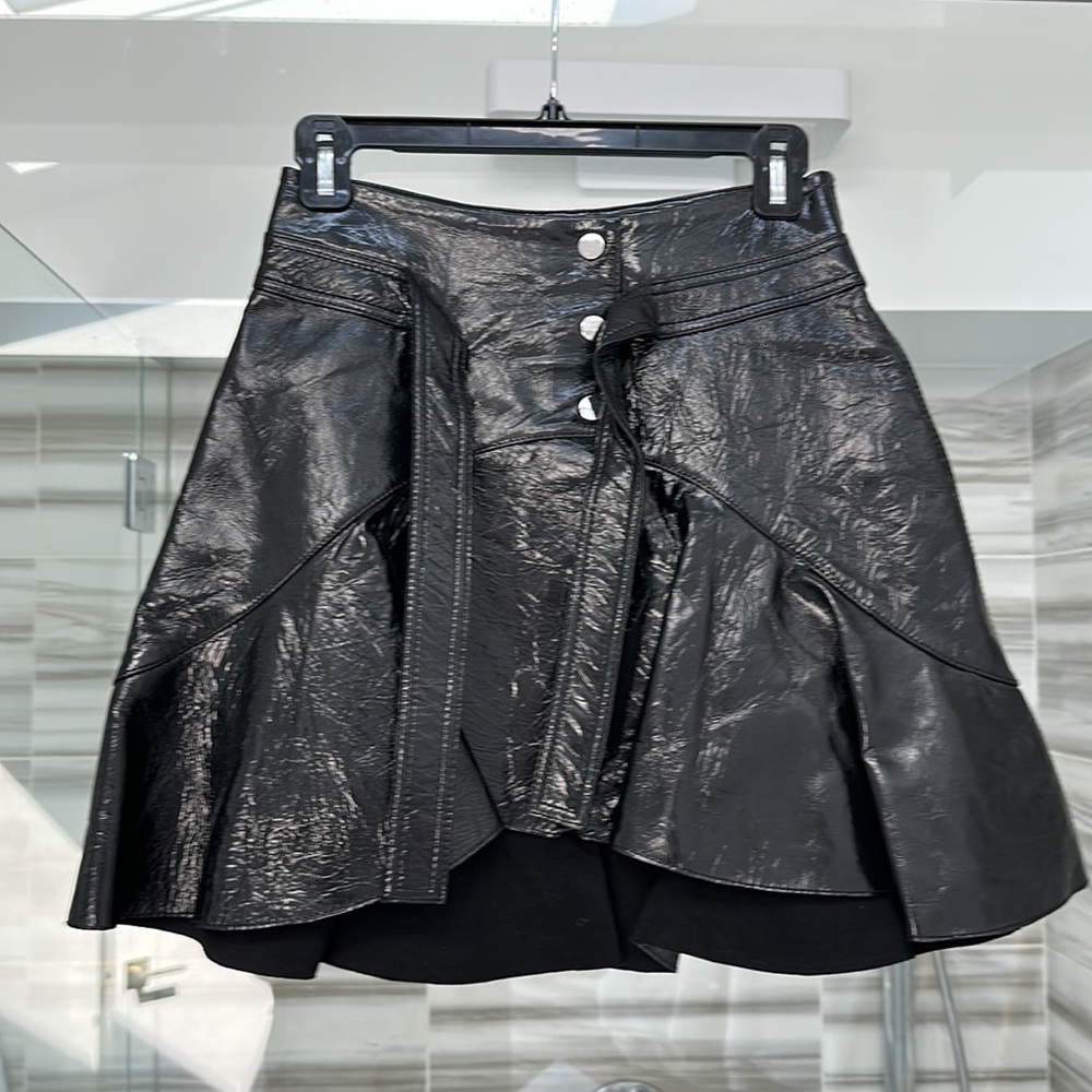 Maje Faux Leather Skirt - Brand New - Never Worn
